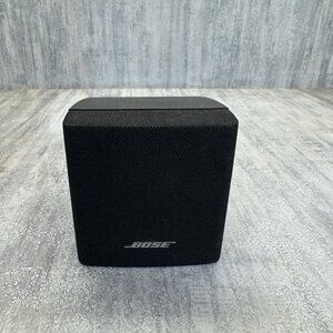Single Black BOSE Single Cube Speakers Acoustimass Lifestyle Satellite Tear